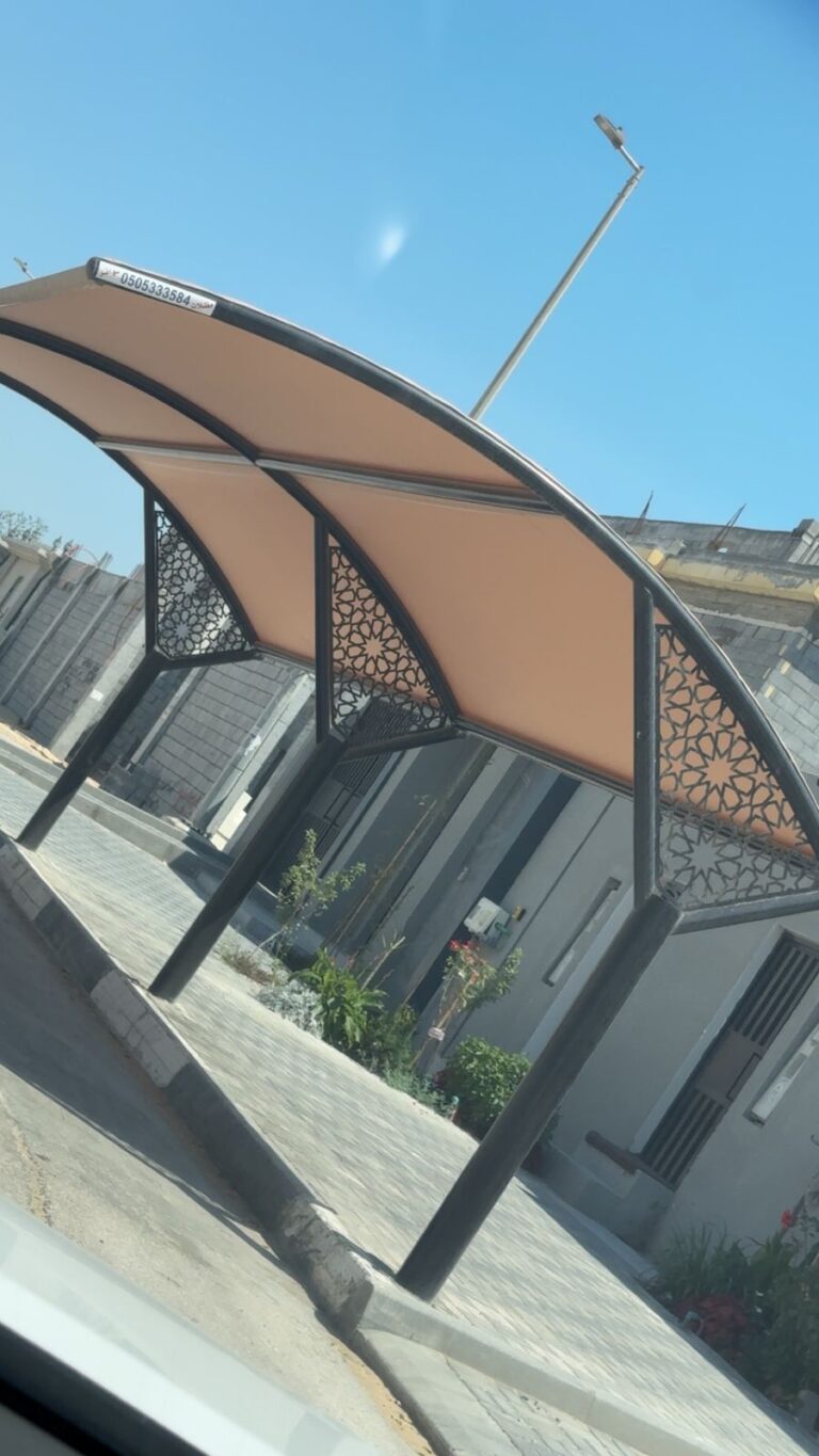 تركيب مظلات سيارات في حي الدانة